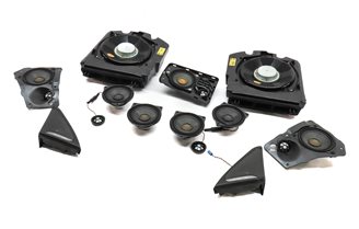 Thumbnail 1: 2015 BMW 740Li (F02) RADIO HARMAN KARDON WOOFER MIDRANGE TWEETER SPEAKER SET 13