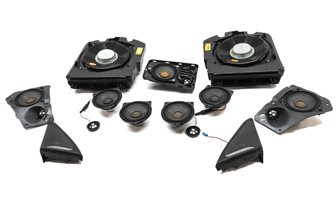 Thumbnail 2: 2015 BMW 740Li (F02) RADIO HARMAN KARDON WOOFER MIDRANGE TWEETER SPEAKER SET 13