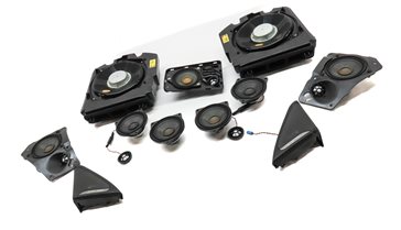 Thumbnail 3: 2015 BMW 740Li (F02) RADIO HARMAN KARDON WOOFER MIDRANGE TWEETER SPEAKER SET 13