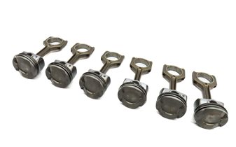 Thumbnail 1: 15-19 BMW 335i 435i 535i 640i 740i X1 X3 X4 X5 X6 - 3.0L N55 ENGINE PISTON SET 6