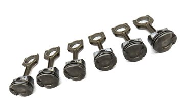 Thumbnail 3: 15-19 BMW 335i 435i 535i 640i 740i X1 X3 X4 X5 X6 - 3.0L N55 ENGINE PISTON SET 6