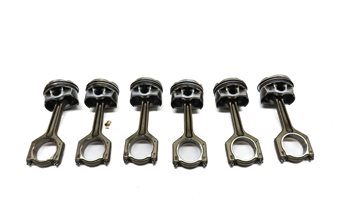 Thumbnail 4: 15-19 BMW 335i 435i 535i 640i 740i X1 X3 X4 X5 X6 - 3.0L N55 ENGINE PISTON SET 6