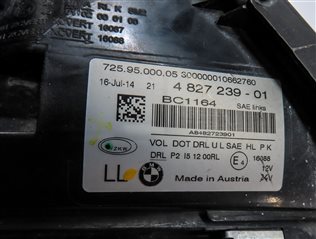 Thumbnail 7: 13-15 BMW 7 SERIES (F01) LEFT DRIVER HEADLIGHT LIGHT LAMP - ADAPTIVE DYNAMIC LED