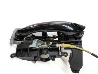 Thumbnail 4: 09-15 BMW 740i 750i 760i B7 (F01) LEFT FRONT DRIVER COMFORT DOOR HANDLE (Black)