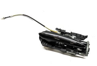 09-18 BMW 528i 535i 550i 740i 750i 760i LEFT REAR COMFORT DOOR HANDLE (Black)