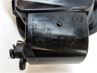 Thumbnail 6: 09-15 BMW 740Li 750Li 760Li B7 LWB F02 FUEL DOOR COVER w/HOUSING CAP (Black)