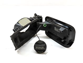 Thumbnail 7: 09-15 BMW 740Li 750Li 760Li B7 LWB F02 FUEL DOOR COVER w/HOUSING CAP (Black)