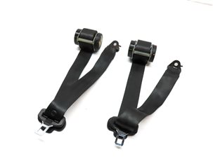 2011 LAND ROVER LR4 (L319) REAR 3RD ROW SEAT SEATBELT RETRACTOR SET 2 (Black)