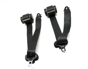Thumbnail 3: 2011 LAND ROVER LR4 (L319) REAR 3RD ROW SEAT SEATBELT RETRACTOR SET 2 (Black)