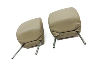 Thumbnail 3: 2010-2016 LAND ROVER LR4 FRONT LEFT & RIGHT SEAT HEADREST SET-2 (Almond)
