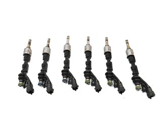 Thumbnail 5: 2010-2017 RANGE ROVER SPORT (L320 L322) JAGUAR XF XJ XK 5.0L FUEL INJECTOR SET 6