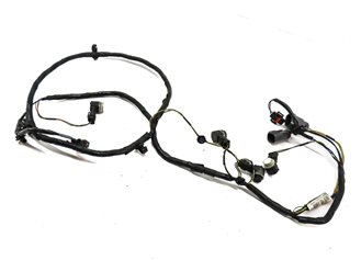 11 LAND ROVER LR4 L319 FRONT PARK ASSIST PDC SENSOR SET 4 w/WIRE HARNESS (White)