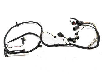 Thumbnail 2: 11 LAND ROVER LR4 L319 FRONT PARK ASSIST PDC SENSOR SET 4 w/WIRE HARNESS (White)