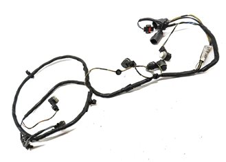 Thumbnail 3: 11 LAND ROVER LR4 L319 FRONT PARK ASSIST PDC SENSOR SET 4 w/WIRE HARNESS (White)