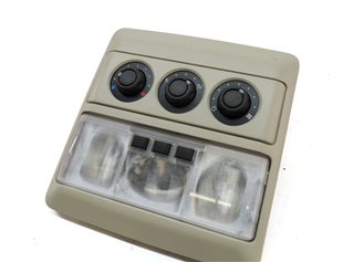 05-16 LAND ROVER LR3 LR4 REAR DOME LIGHT w/ HEATER TEMPERATURE CONTROL (Beige)
