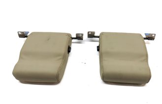 Thumbnail 7: 10-16 LAND ROVER LR4 REAR LEFT & RIGHT 3rd THIRD ROW SEAT HEADREST SET (Almond)