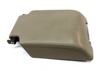 Thumbnail 4: 2010-2016 LAND ROVER LR4 FRONT CENTER CONSOLE REFRIGERATOR ARMREST LID (Almond)