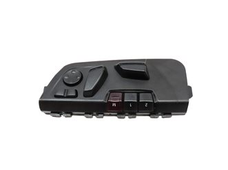 Thumbnail 4: 2014 BMW M235i COUPE F22 FRONT LEFT DRIVER SEAT ADJUST SWITCH w/ MEMORY (BLACK)