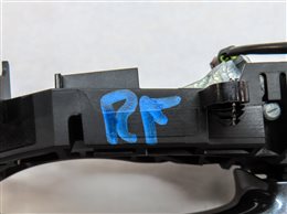 Thumbnail 6: 12-19 BMW 328i 330i 335i 340i (F30) RIGHT FRONT COMFORT DOOR HANDLE (Gray)