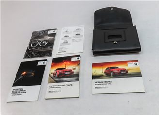 Thumbnail 2: 2014 BMW M235i COUPE (F22) OWNERS MANUAL BOOKLET SET 5 w/ CARRYING CASE (BLACK)