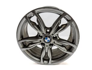 Thumbnail 2: 14-20 BMW 2 SERIES F22 18x7.5" ///M 5 DOUBLE 10 SPOKE ALUMINUM WHEEL RIM (GREY)