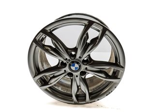 14-20 BMW 2 SERIES F22 18x8" ///M 5 DOUBLE 10 SPOKE ALUMINUM WHEEL RIM (GREY)