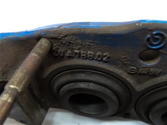 Thumbnail 11: 14-21 BMW 2 3 4 F22 F30 F32 FRONT REAR LEFT RIGHT M BRAKE CALIPER SET 4 (BLUE)