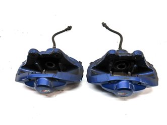 Thumbnail 14: 14-21 BMW 2 3 4 F22 F30 F32 FRONT REAR LEFT RIGHT M BRAKE CALIPER SET 4 (BLUE)