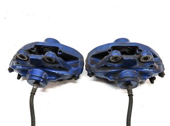 Thumbnail 15: 14-21 BMW 2 3 4 F22 F30 F32 FRONT REAR LEFT RIGHT M BRAKE CALIPER SET 4 (BLUE)
