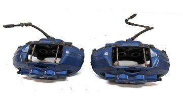 Thumbnail 4: 14-21 BMW 2 3 4 F22 F30 F32 FRONT REAR LEFT RIGHT M BRAKE CALIPER SET 4 (BLUE)