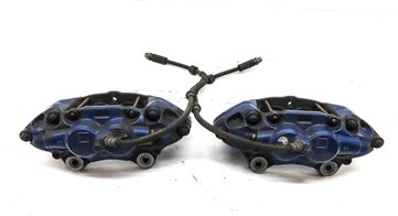 Thumbnail 5: 14-21 BMW 2 3 4 F22 F30 F32 FRONT REAR LEFT RIGHT M BRAKE CALIPER SET 4 (BLUE)