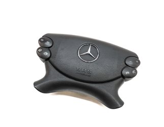 2006 MERCEDES CLS55 AMG (W219) STEERING WHEEL AIRBAG AIR BAG (BLACK)