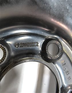 Thumbnail 5: 03-07 MERCEDES E CLS (W211 W219) 16x3.5" 16 x 3.5 INCH SPARE TIRE WHEEL