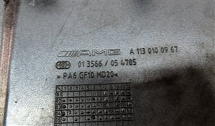 Thumbnail 6: 03-08 MERCEDES CL E S CLS CLASS (W211 W219) 5.5L AMG ENGINE COVER TRIM PANEL