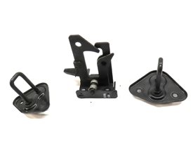 Thumbnail 2: 2011 MERCEDES GLK350 X204 HOOD SAFETY CATCH HOOK LATCH w/ RELEASE LEVER & HOOKS