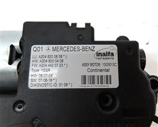 Thumbnail 7: 2008-2015 MERCEDES C300 C350 GLK250 GLK350 (W204 X204) PANORAMIC SUNROOF MOTOR