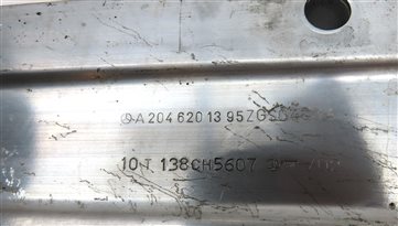 Thumbnail 6: 10-12 MERCEDES GLK CLASS (X204) FRONT BUMPER REINFORCEMENTS MOUNT BRACKET SET 2