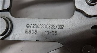 Thumbnail 9: 2010-2015 MERCEDES GLK CLASS (X204) LEFT & RIGHT HOOD HINGE SET 2 (Silver)