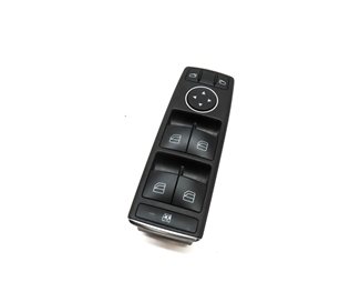 2011 MERCEDES GLK350 (X204) FRONT LEFT DRIVER MASTER WINDOW SWITCH (BLACK)