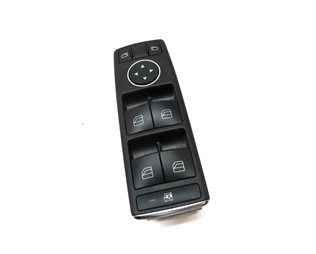 Thumbnail 3: 2011 MERCEDES GLK350 (X204) FRONT LEFT DRIVER MASTER WINDOW SWITCH (BLACK)