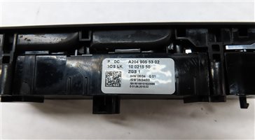 Thumbnail 6: 2011 MERCEDES GLK350 (X204) FRONT LEFT DRIVER MASTER WINDOW SWITCH (BLACK)