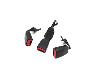 2011 MERCEDES GLK350 X204 REAR LEFT RIGHT & CENTER SEATBELT BUCKLE RECIVER SET 3
