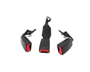 Thumbnail 2: 2011 MERCEDES GLK350 X204 REAR LEFT RIGHT & CENTER SEATBELT BUCKLE RECIVER SET 3