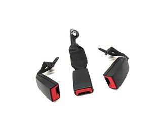 Thumbnail 3: 2011 MERCEDES GLK350 X204 REAR LEFT RIGHT & CENTER SEATBELT BUCKLE RECIVER SET 3