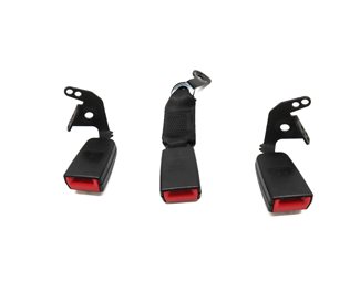 Thumbnail 4: 2011 MERCEDES GLK350 X204 REAR LEFT RIGHT & CENTER SEATBELT BUCKLE RECIVER SET 3