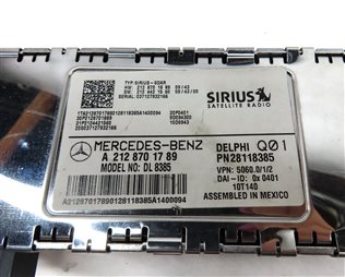 Thumbnail 4: 2011 MERCEDES GLK350 (X204) SIRIUS SATELLITE RADIO RECEIVER MODULE