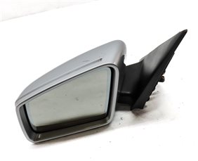 10-12 MERCEDES GLK350 (X204) LEFT MANUAL FOLD HEATED MEMORY DOOR MIRROR (Silver)