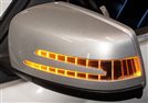 Thumbnail 2: 10-12 MERCEDES GLK350 (X204) LEFT MANUAL FOLD HEATED MEMORY DOOR MIRROR (Silver)