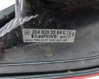 Thumbnail 7: 2010-2012 MERCEDES GLK350 (X204) REAR LEFT TAILLIGHT TAIL LIGHT LAMP (LED)