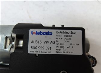 Thumbnail 7: 2015-2018 AUDI Q3 (8U) SUNROOF SUN ROOF WINDOW MOTOR